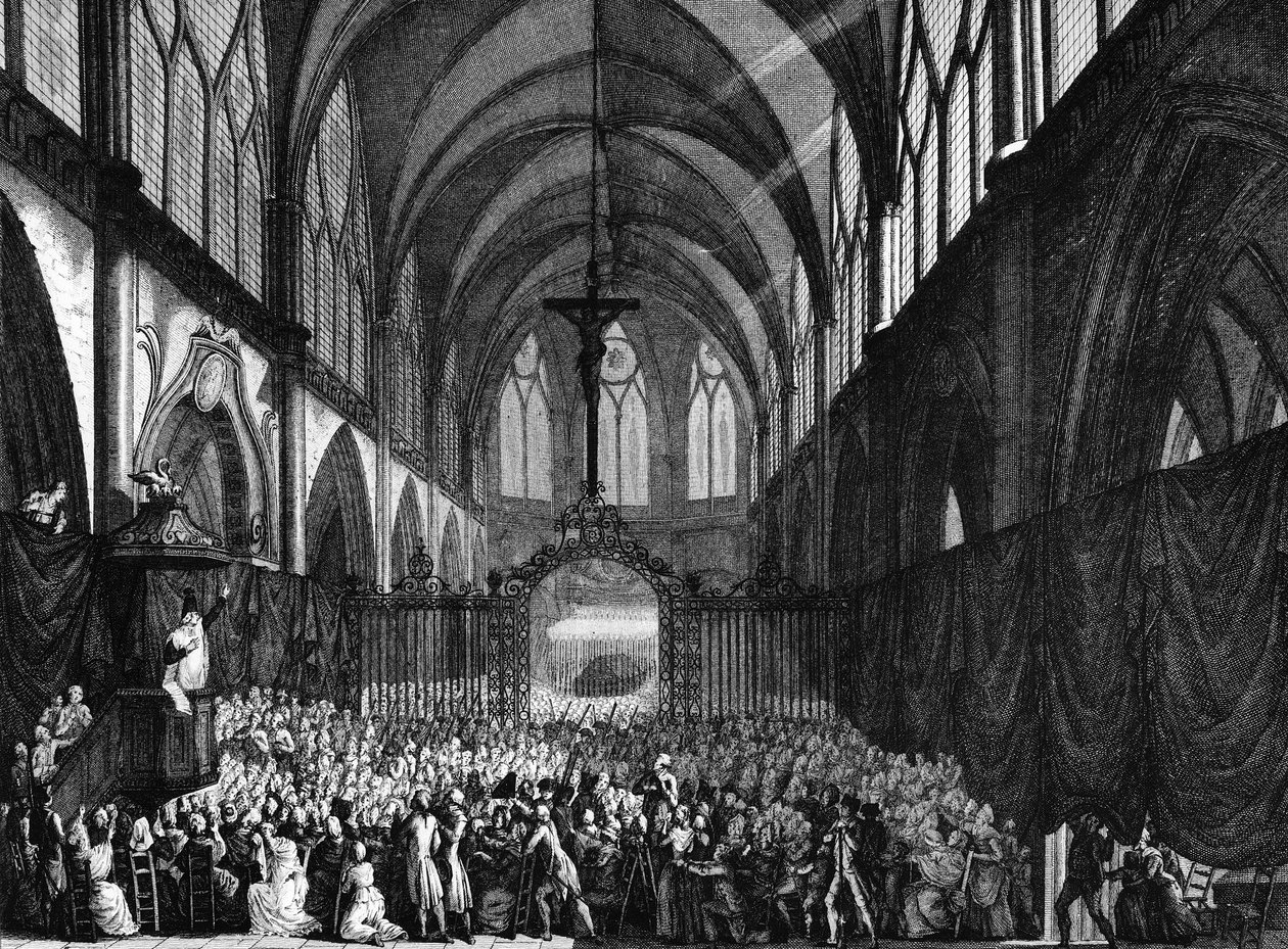 Fransk Revolution: Begravelse i Saint Jacques de l
