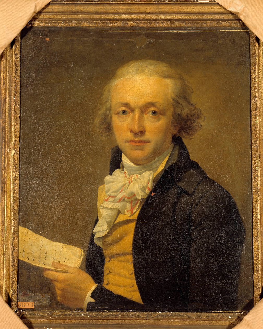 Portræt af Joseph Delaunay (1746 - 1794) var medlem af nationalforsamlingen og konventet. Maleri af Jean Louis Laneuville (1748-1826) af Jean Louis Laneuville