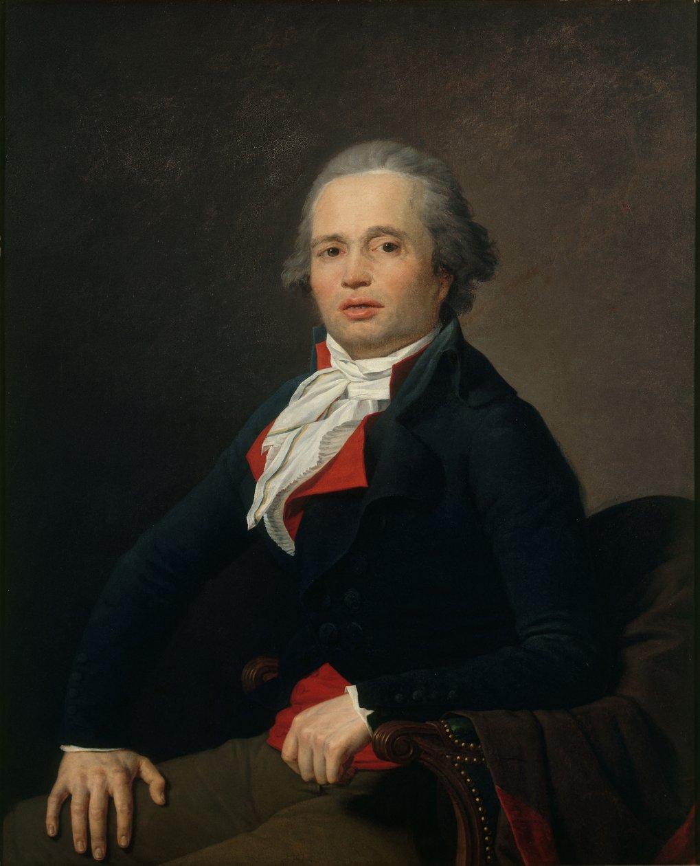 Portræt af Louis Legendre 1752-1797, ca. 1795. af Jean Louis Laneuville