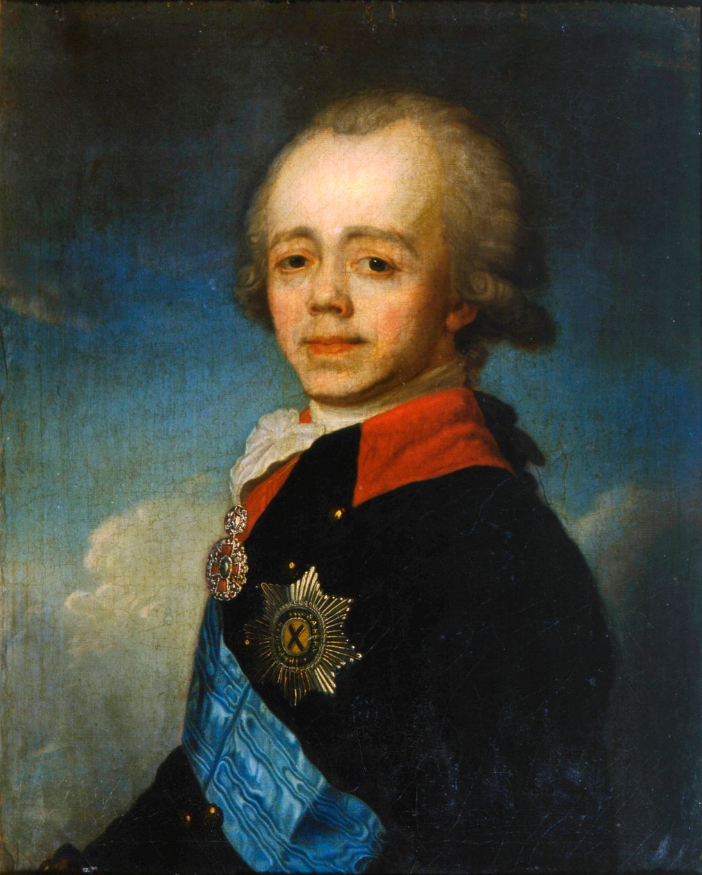 Storhertug Pavel Petrovich af Rusland, slutningen af det 18. århundrede af Jean Louis Voille