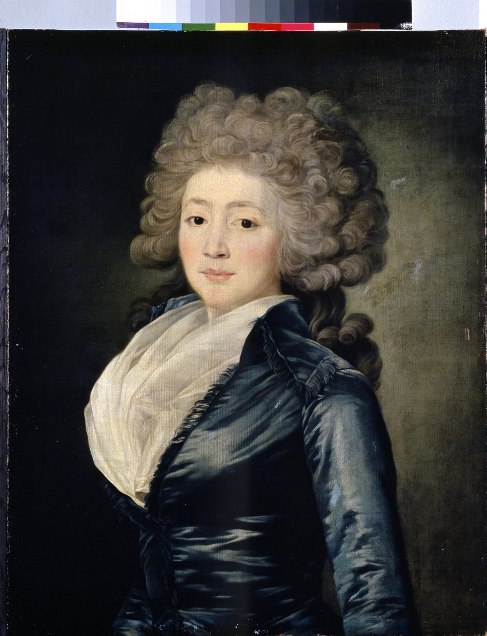 Portræt af Olga Zherebtsova (Portræt af Olga Zherebtsova). Olga Zherebtsova, født Zubova, også kendt som Madame Gerebtzoff (1755-1849). Maleri af Jean Louis Voille (1744- efter 1803). Olie på lærred, 73,5 x 58 cm, anden halvdel af 1700-tallet. kunst f af Jean Louis Voille