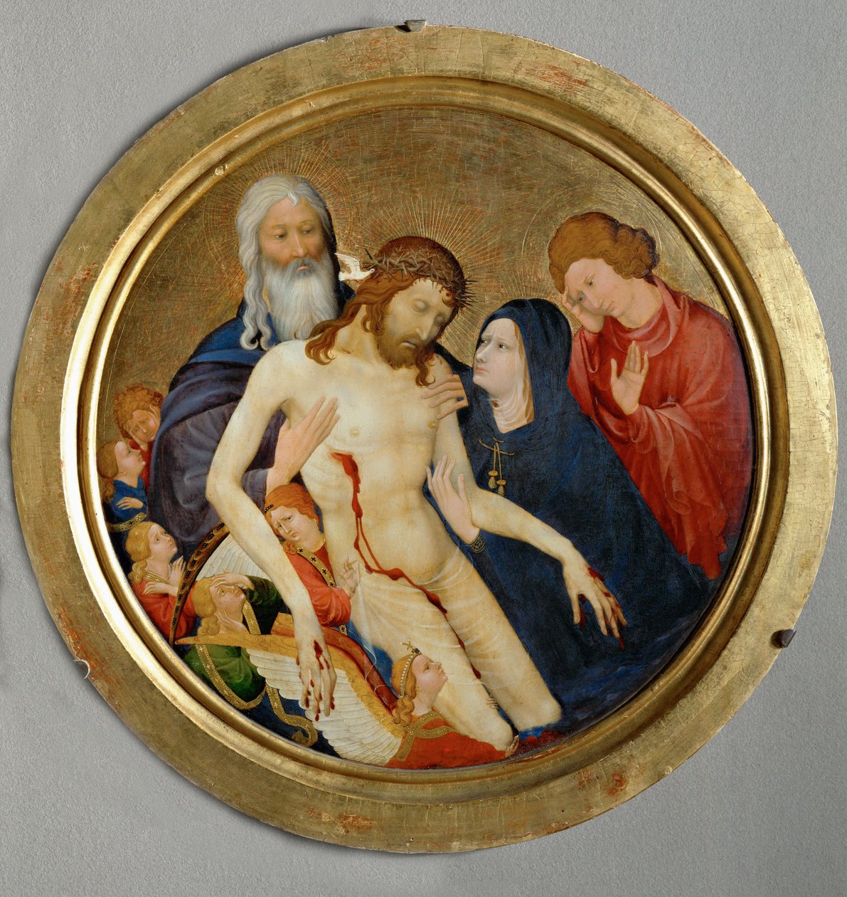 Den store pieta, ca. 1400 (maleri på træ) af Jean Malouel or Maelwael