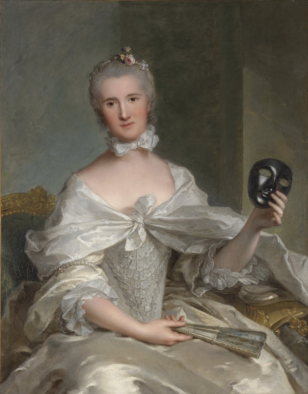 Bonne Marie Félicité de Sérent af Jean Marc Nattier
