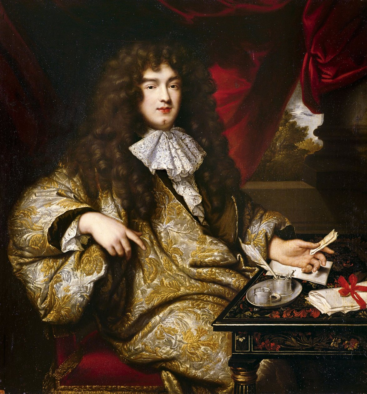 Jean-Baptiste Colbert, markis af Seignelay, 1676 af Jean Marc Nattier