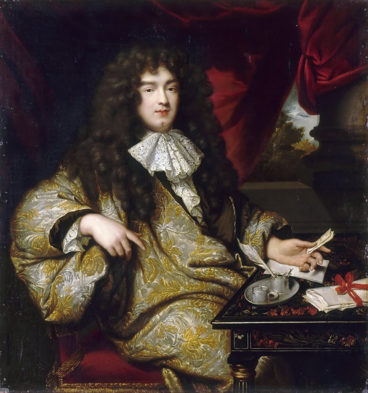 Jean-Baptiste Colbert, markis af Seignelay 1651-1690 af Jean Marc Nattier