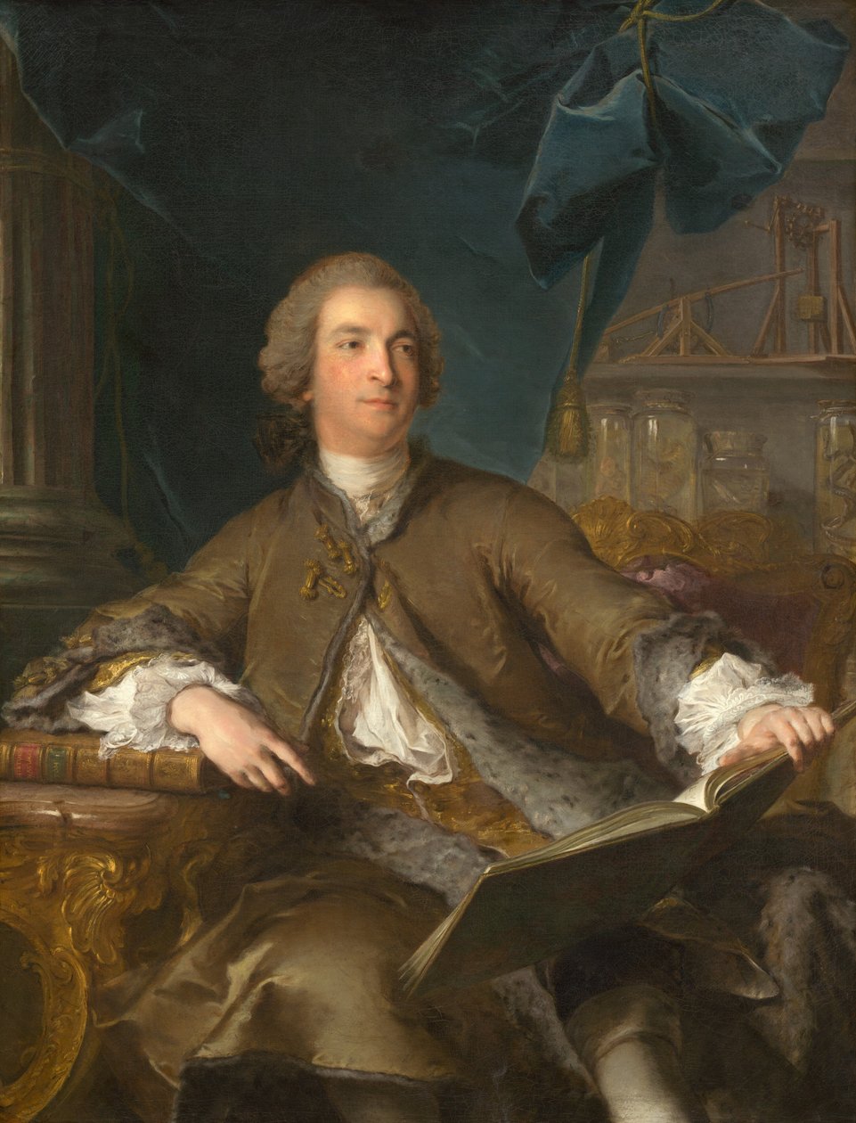 Joseph Bonnier de la Mosson, 1745. af Jean Marc Nattier