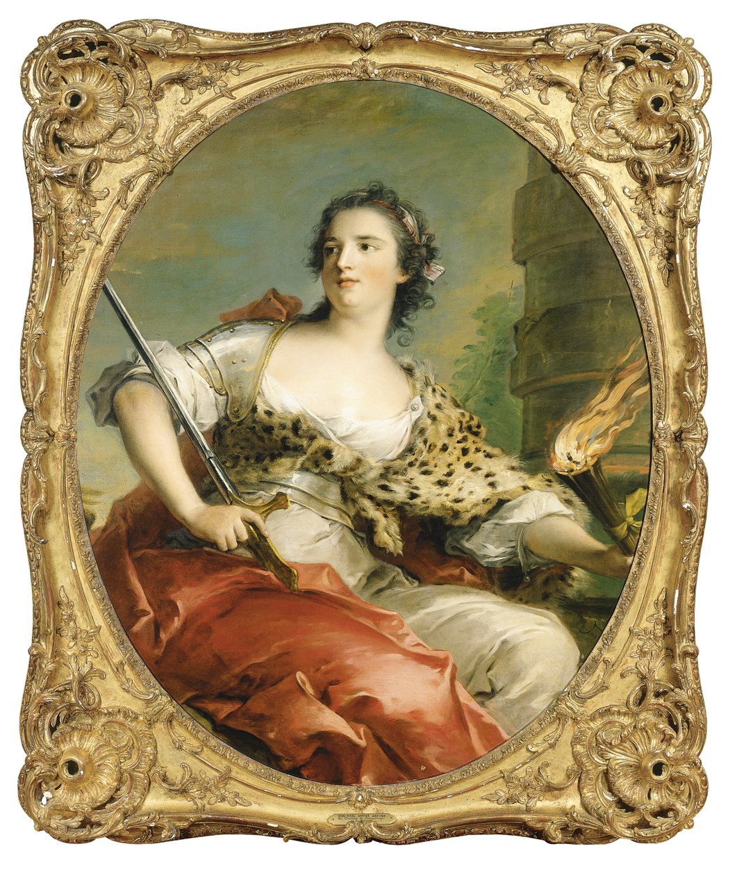 La Force, en personificering af Fortitude, 1743 af Jean Marc Nattier