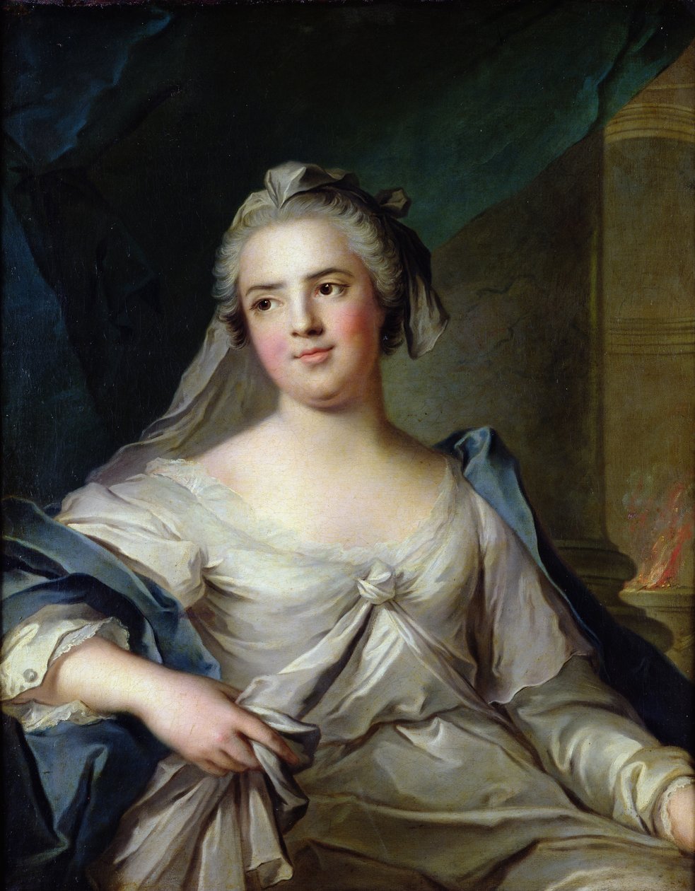Madame Henriette som vestalsk jomfru, 1751 af Jean Marc Nattier