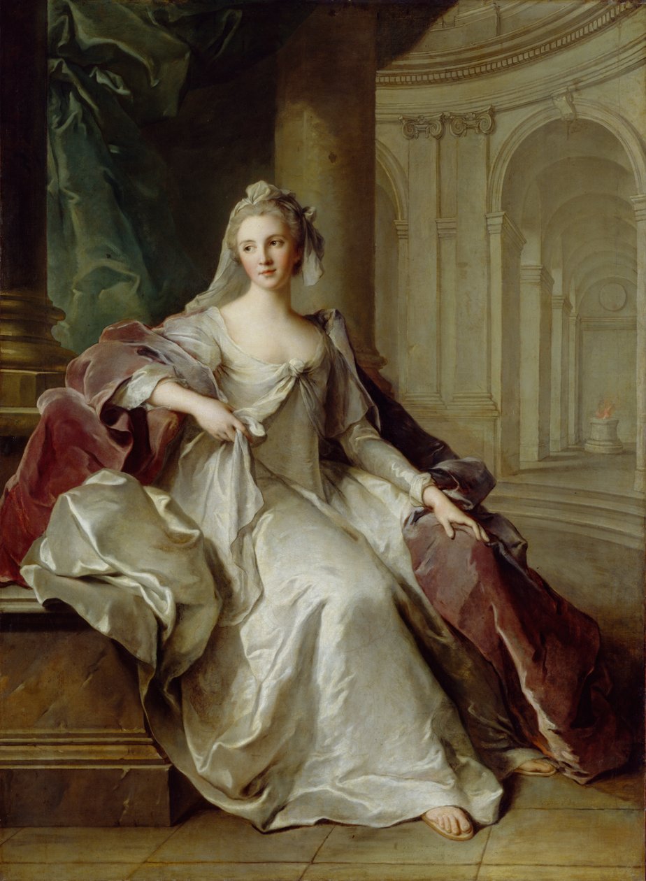 Madame Henriette de France som en vestalsk jomfru, ca. 1749 af Jean Marc Nattier