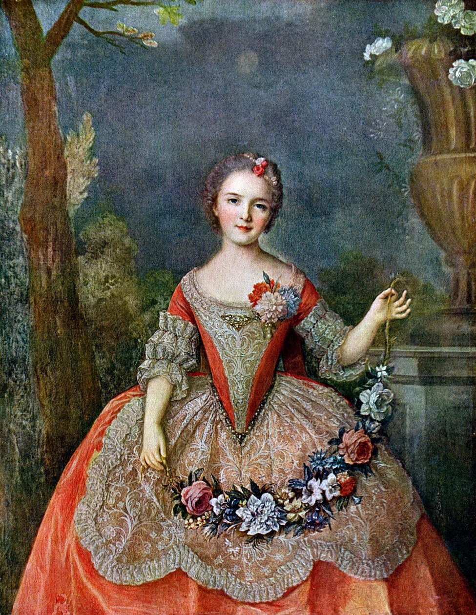 Madame de Beaujolais, 1700-tallet 1910. af Jean Marc Nattier