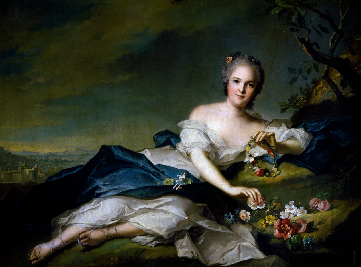 Portræt af Henrietta Maria af Frankrig (Paris af Jean Marc Nattier