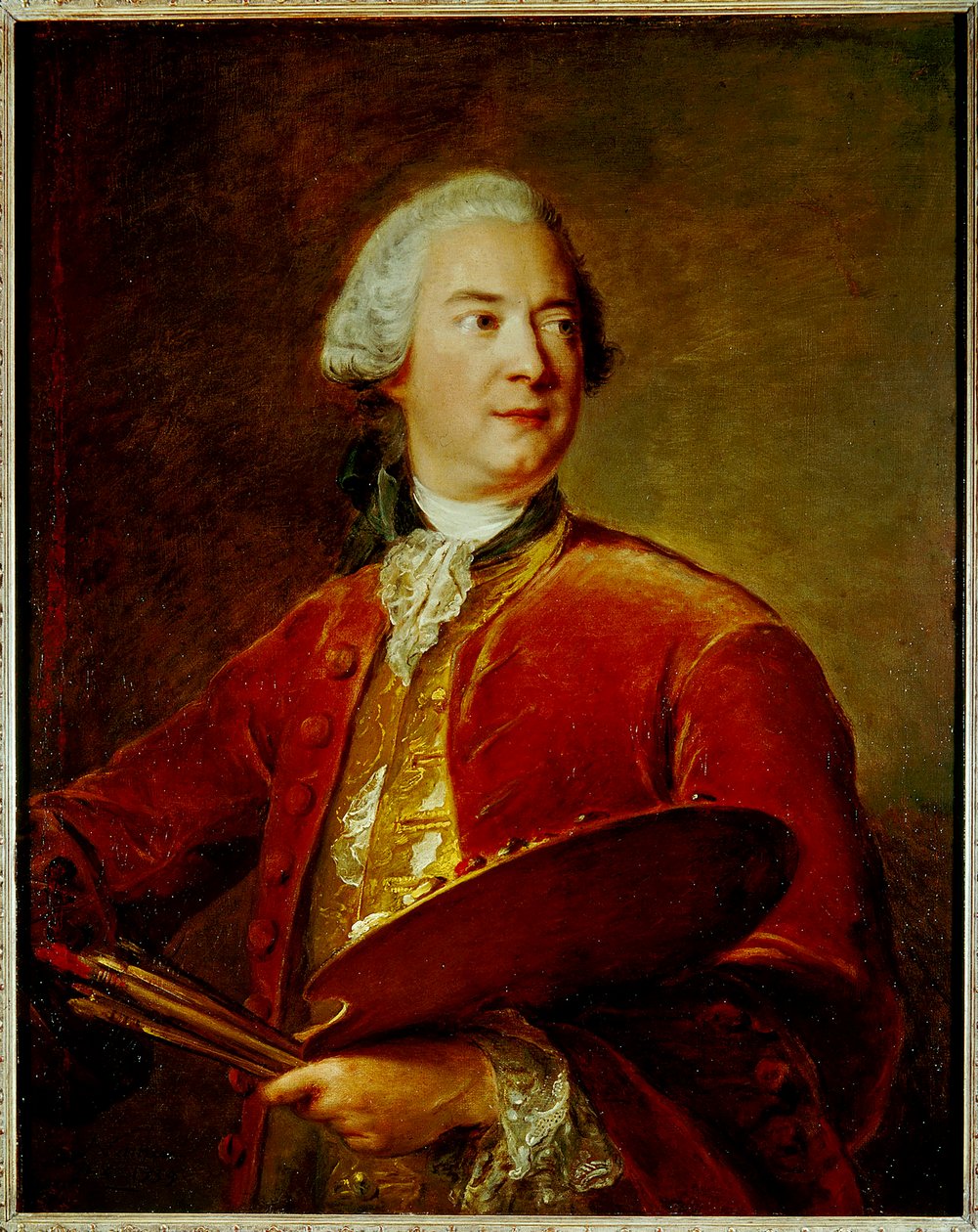 Portræt af Louis Tocque 1696-1772, 1739. af Jean Marc Nattier