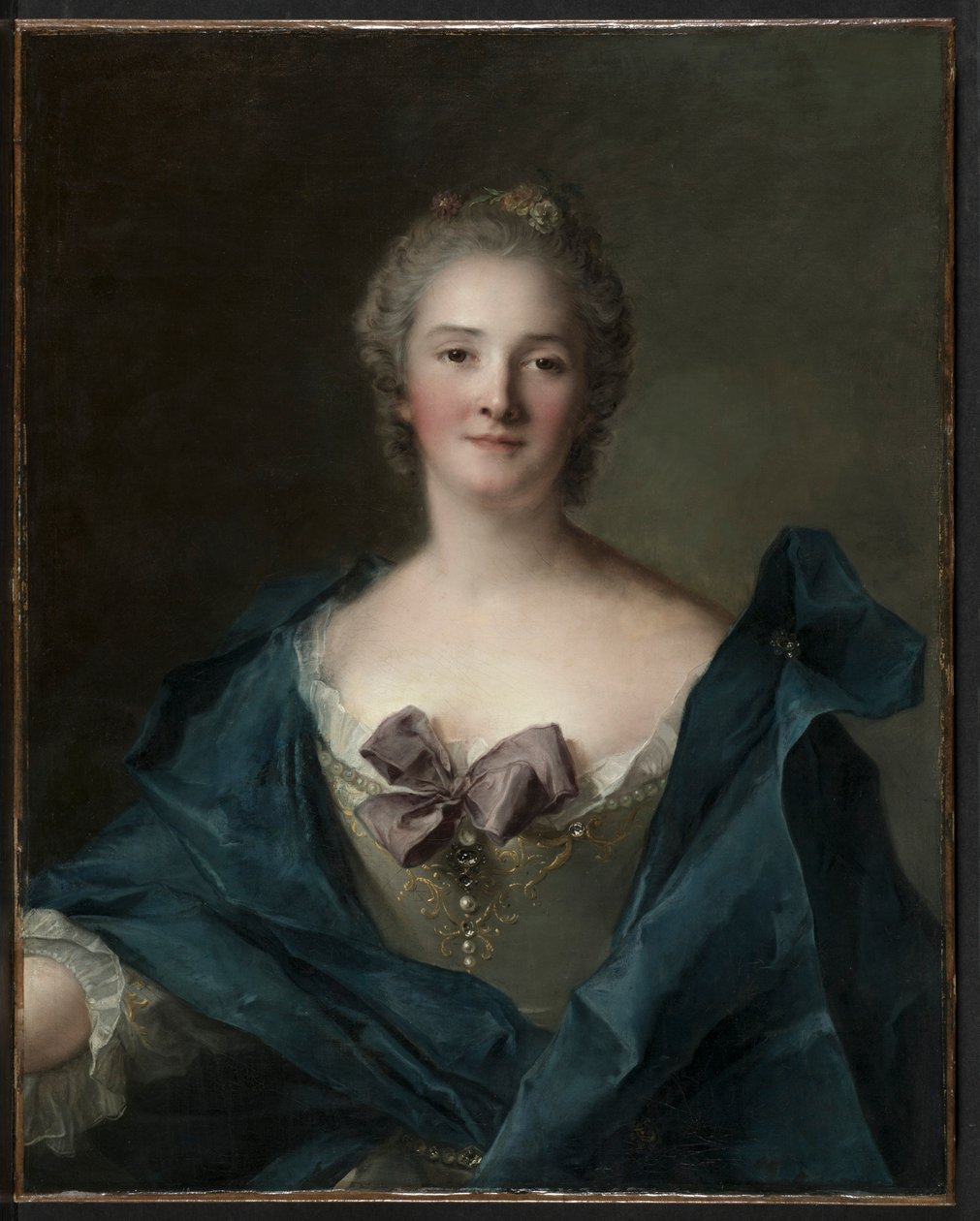 Portræt af en kvinde, ca. 1748. af Jean Marc Nattier