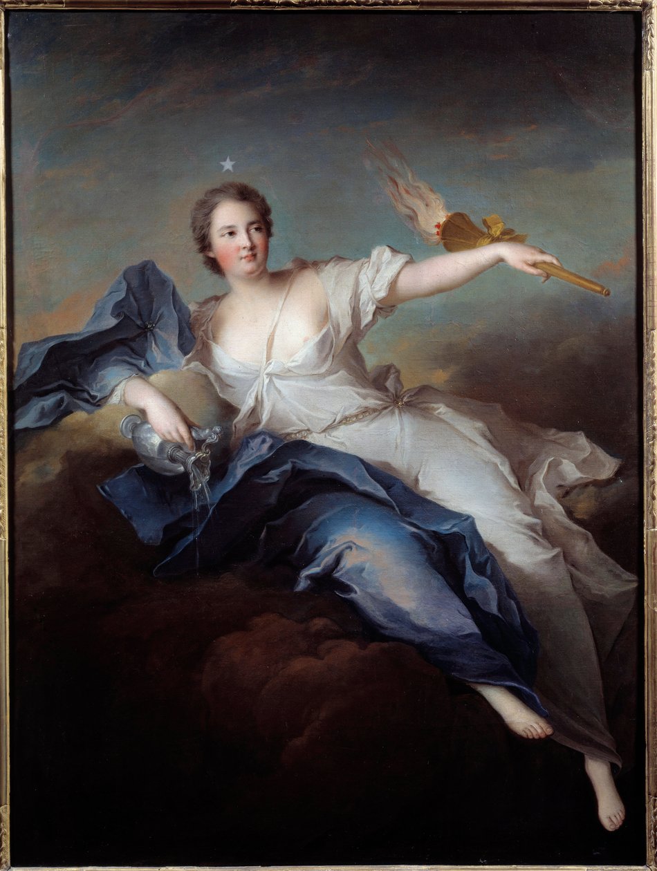 Portræt af hertuginden af ​​Chateauroux i Aurora (Marie Anne de Mailly Nesle af Jean Marc Nattier