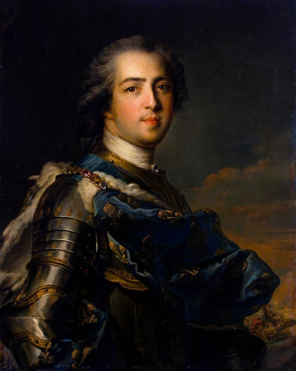 Portræt af kong Ludvig XV
