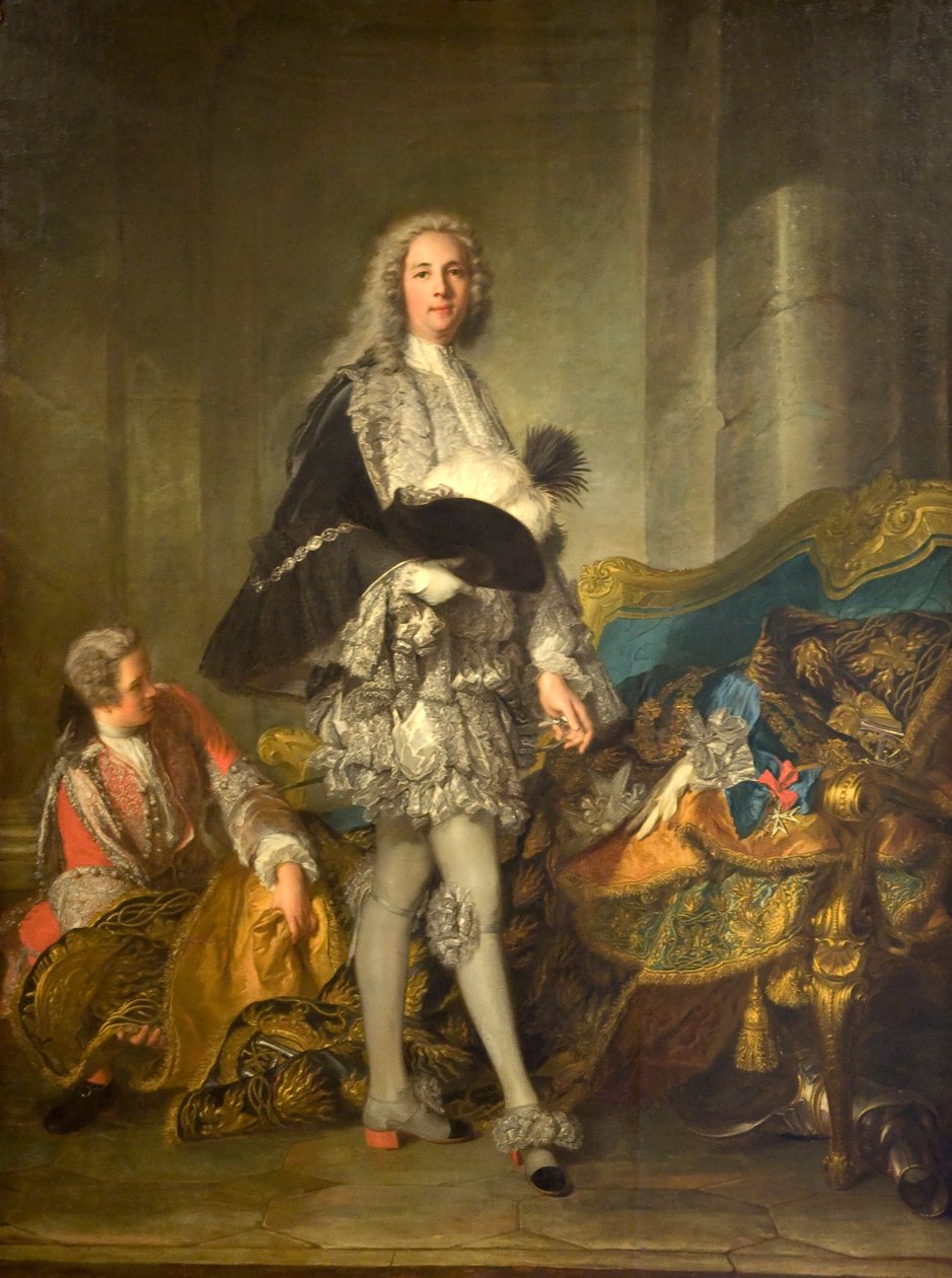 Portræt af hertug Richelieu, marskal af Frankrig (1696-1788) af Jean Marc Nattier