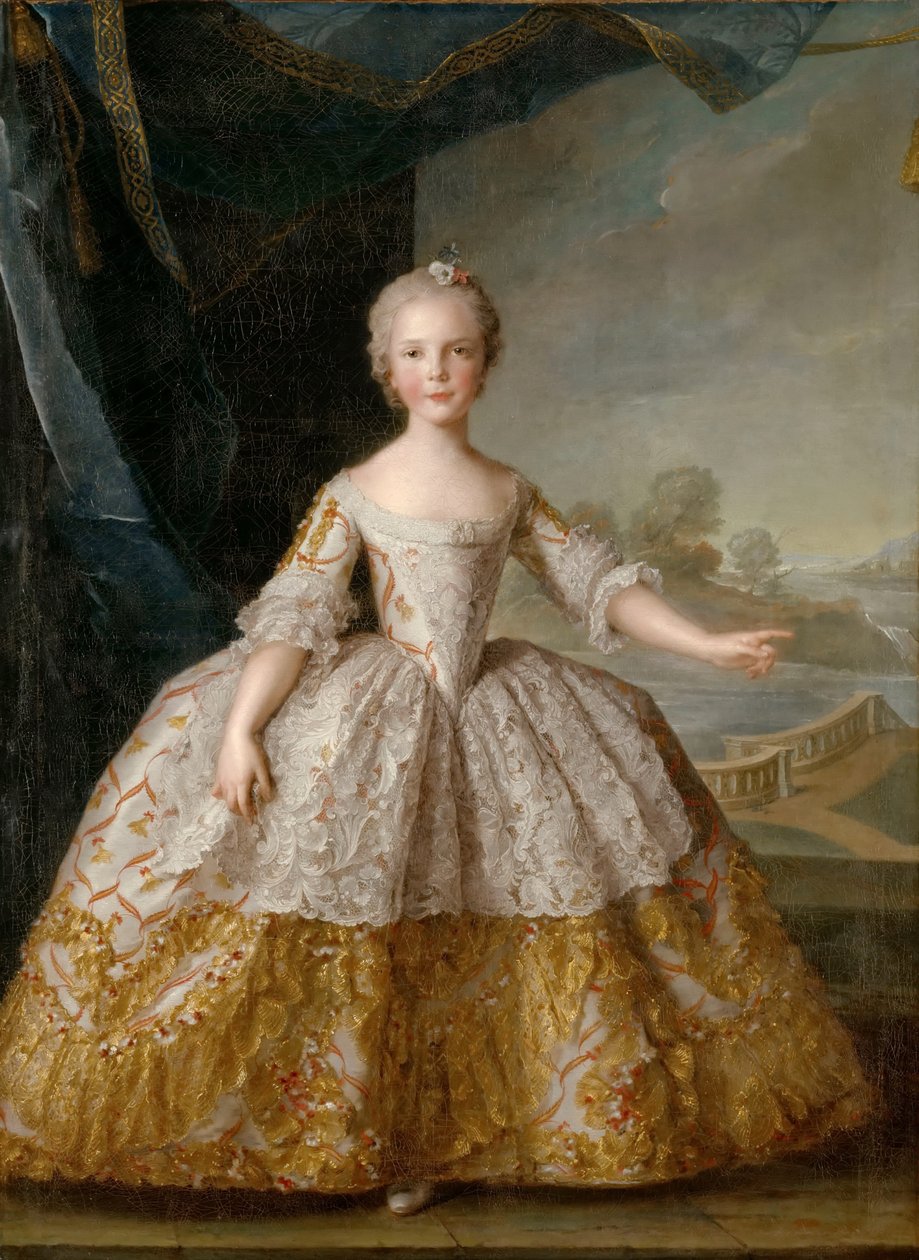 Prinsesse Isabella af Parma 1741-1763 som barn af Jean Marc Nattier