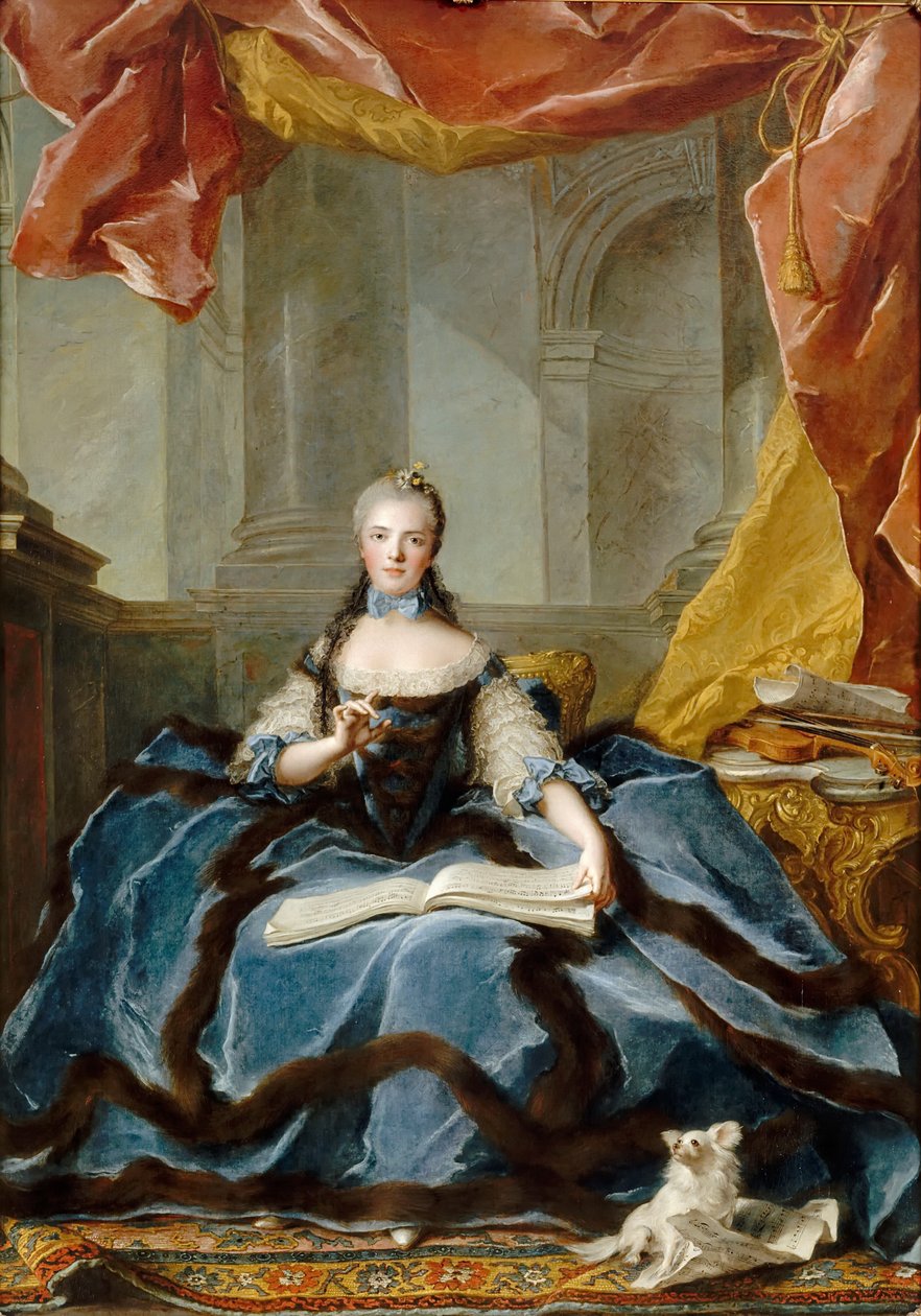 Prinsesse Marie Adelaide af Frankrig 1732-1800 af Jean Marc Nattier