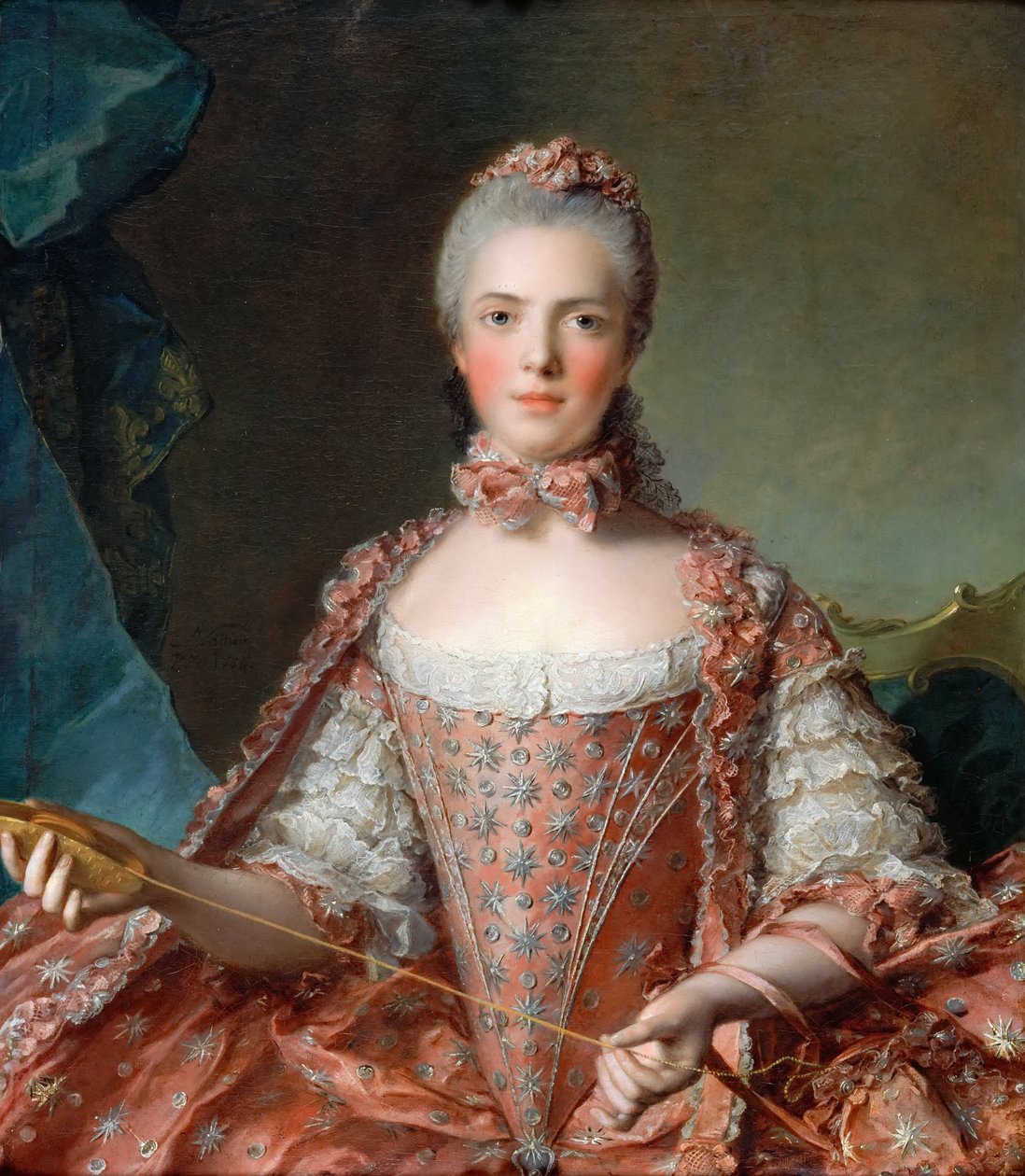 Prinsesse Marie Adelaide af Frankrig 1732-1800 af Jean Marc Nattier