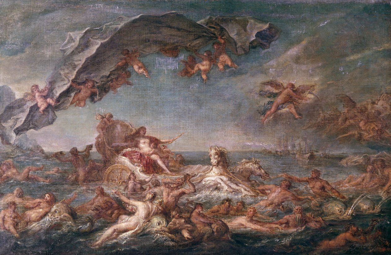 Amfitrits triumf, 1758 af Jean Marc Nattier