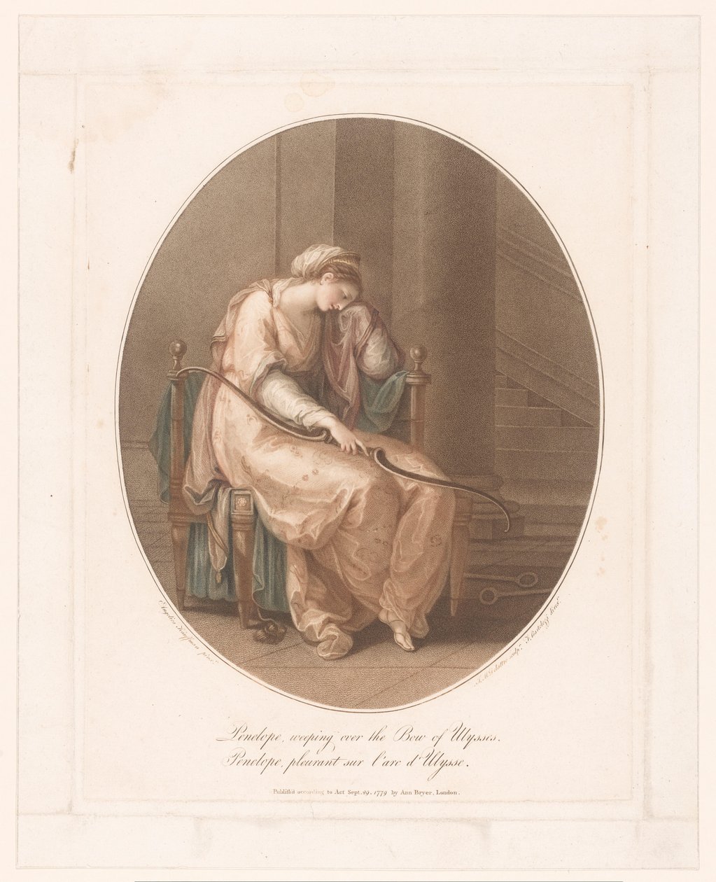 Penelope græder med Odysseus