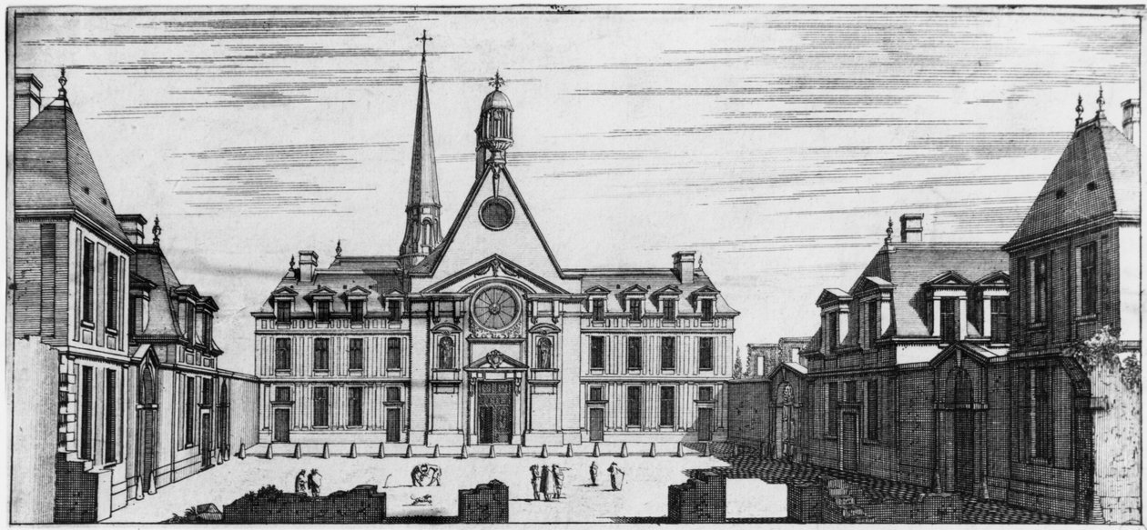 Udsigt over Hopital des Incurables af Jean Marot