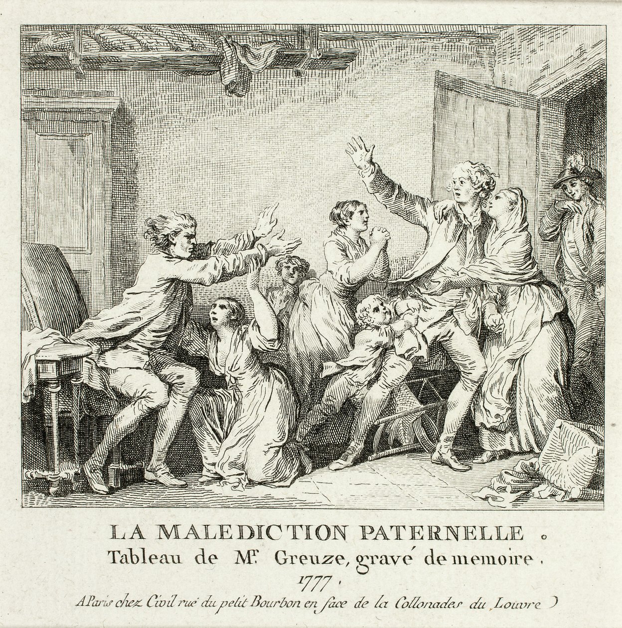 Faderens forbandelse af Jean Michel Moreau