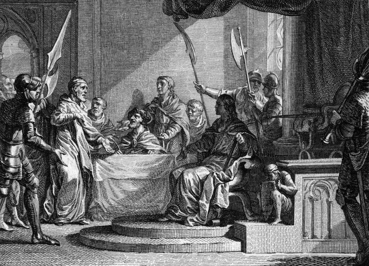 Interregne de Charles Martel, 737: Charles Martel, borgmester i paladset, interregne efter Thierry IV