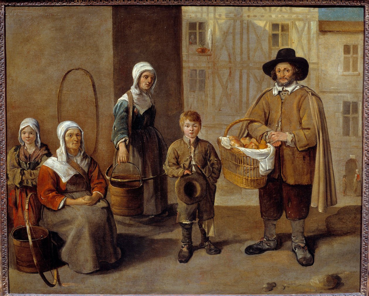 Vandbrøderhandleren Maleri af Jean Michelin (1623-1695) 1650 søn. 0,77x0,97m af Jean Michelin