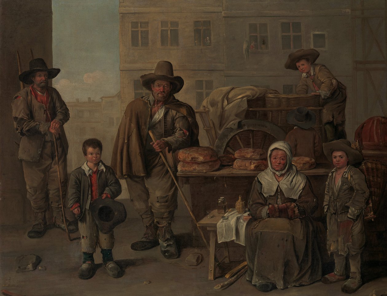 The Bakers Cart, 1656. af Jean Michelin