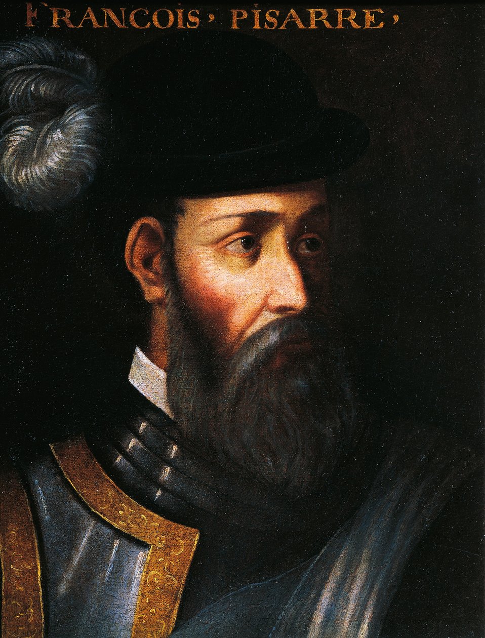 Portræt af Francisco Pizarro (Trujillo, Spanien af Jean Monier or Mosnier