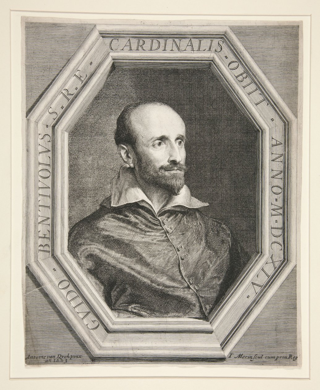 Kardinal Guido Bentivoglio af Jean Morin