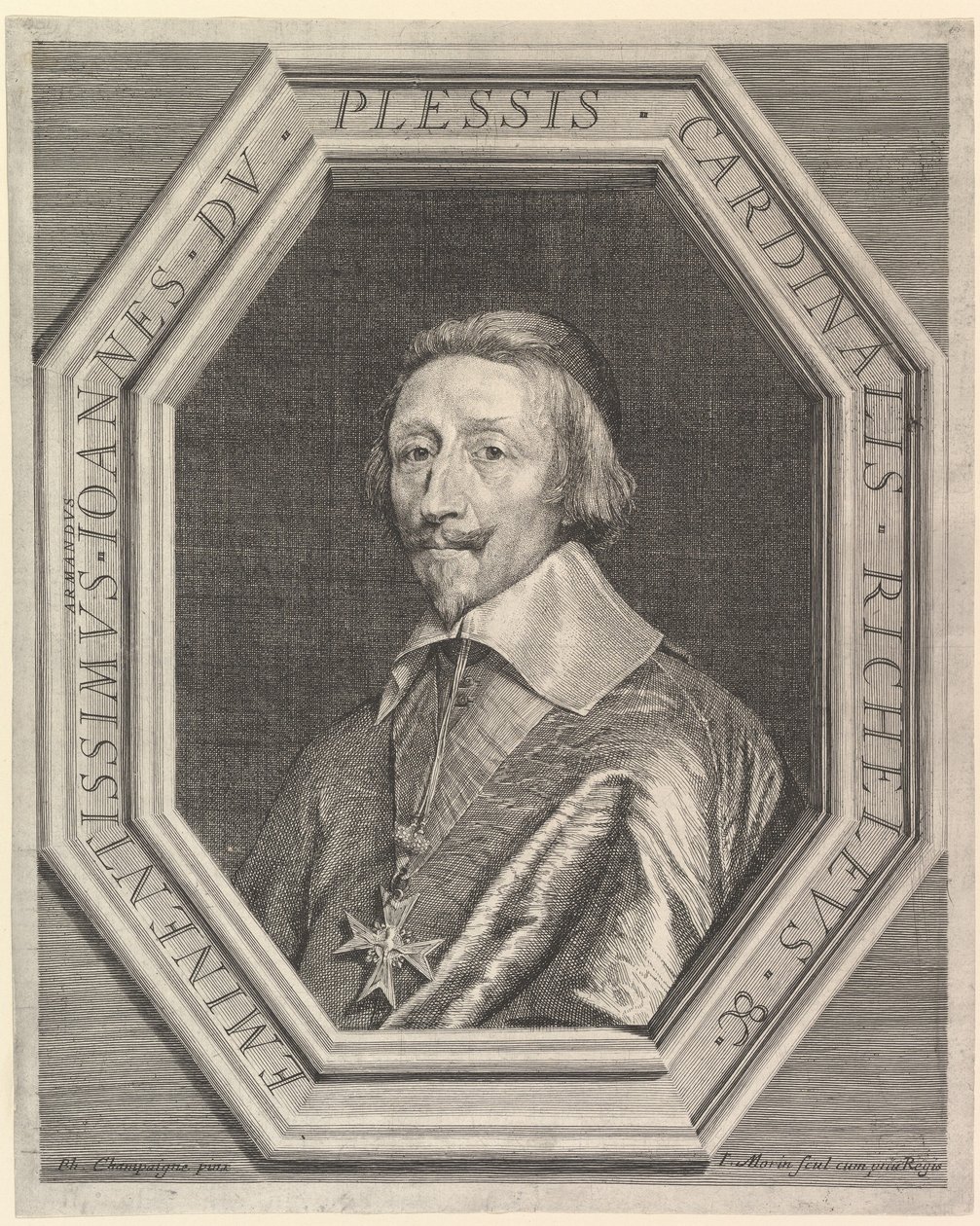 Kardinal de Richelieu. af Jean Morin