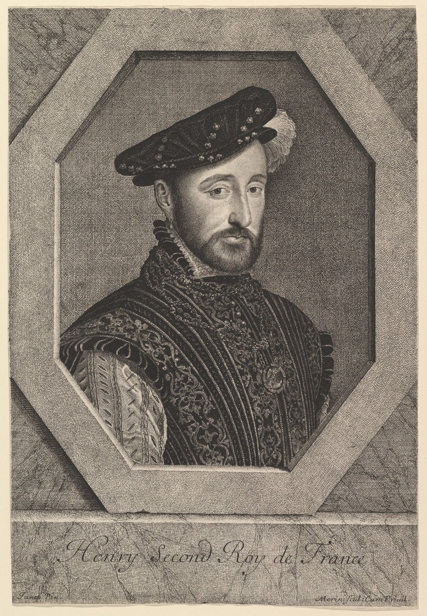Henrik II, konge af Frankrig. af Jean Morin