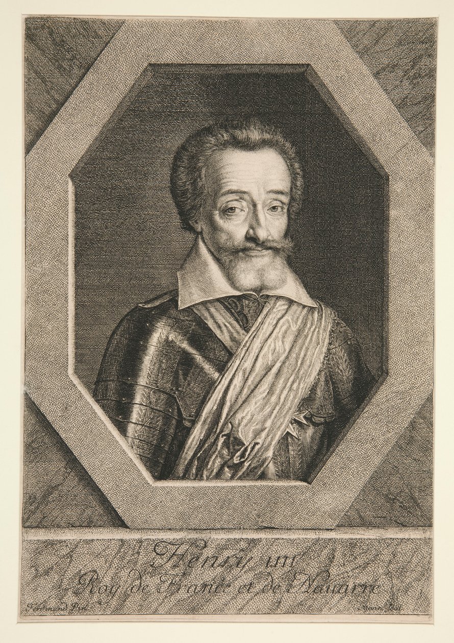 Henrik IV, konge af Frankrig af Jean Morin