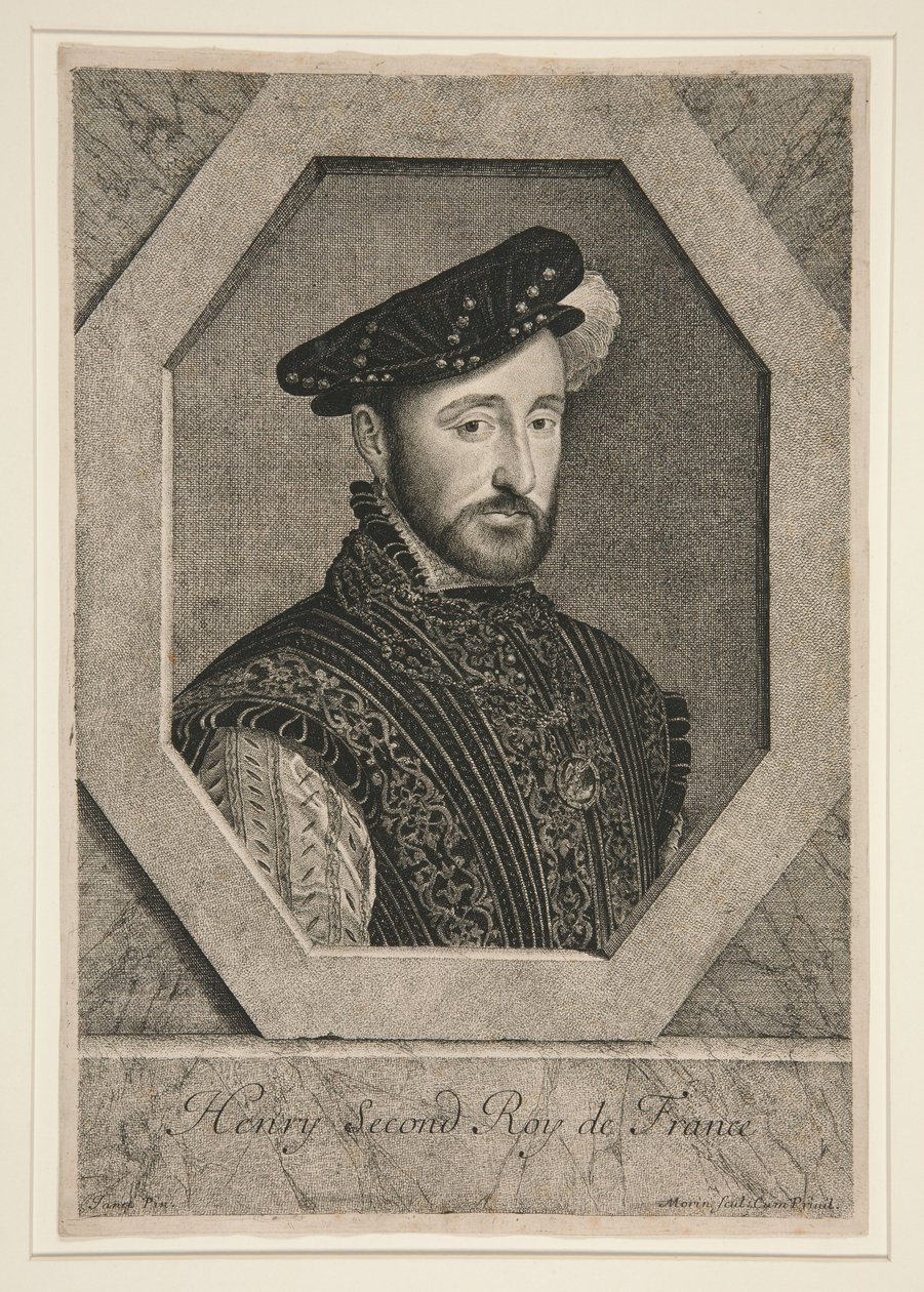 Henrik 2., konge af Frankrig (1519-1559) af Jean Morin