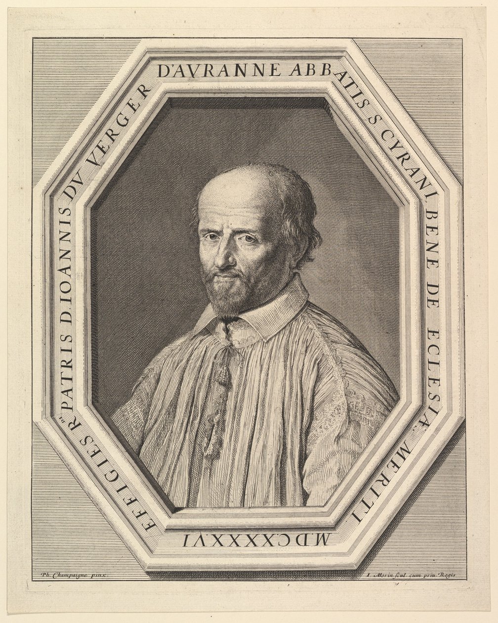 Jean Duvergier de Hauranne, abbed af Saint-Cyran. af Jean Morin