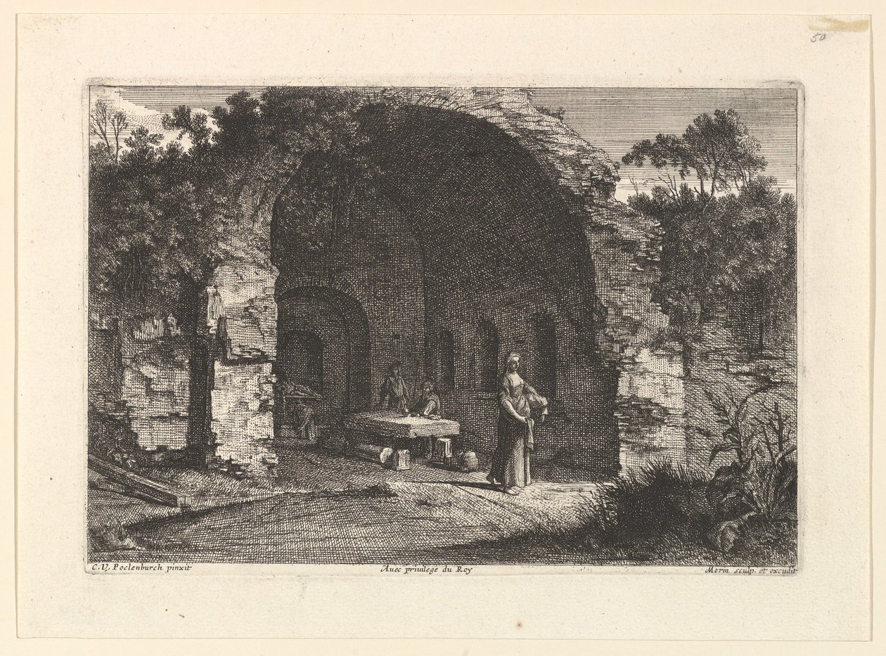 La Caffarella eller Grotte dEgerie. af Jean Morin