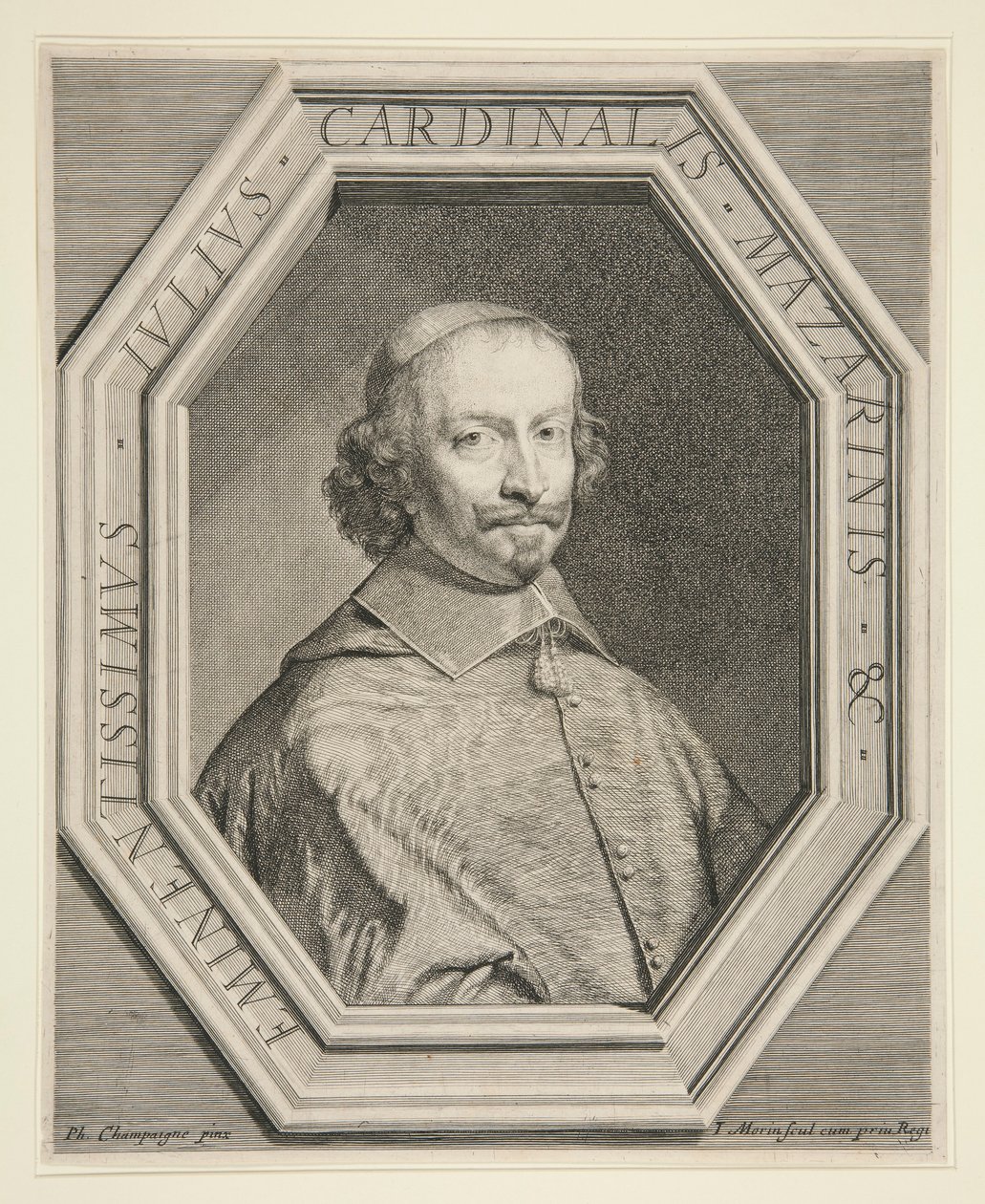 Kardinal Mazarin af Jean Morin