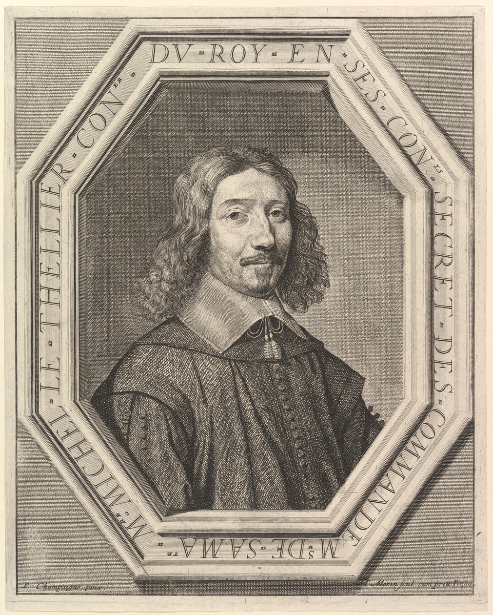 Michel Le Tellier rådgiver for kongen. af Jean Morin
