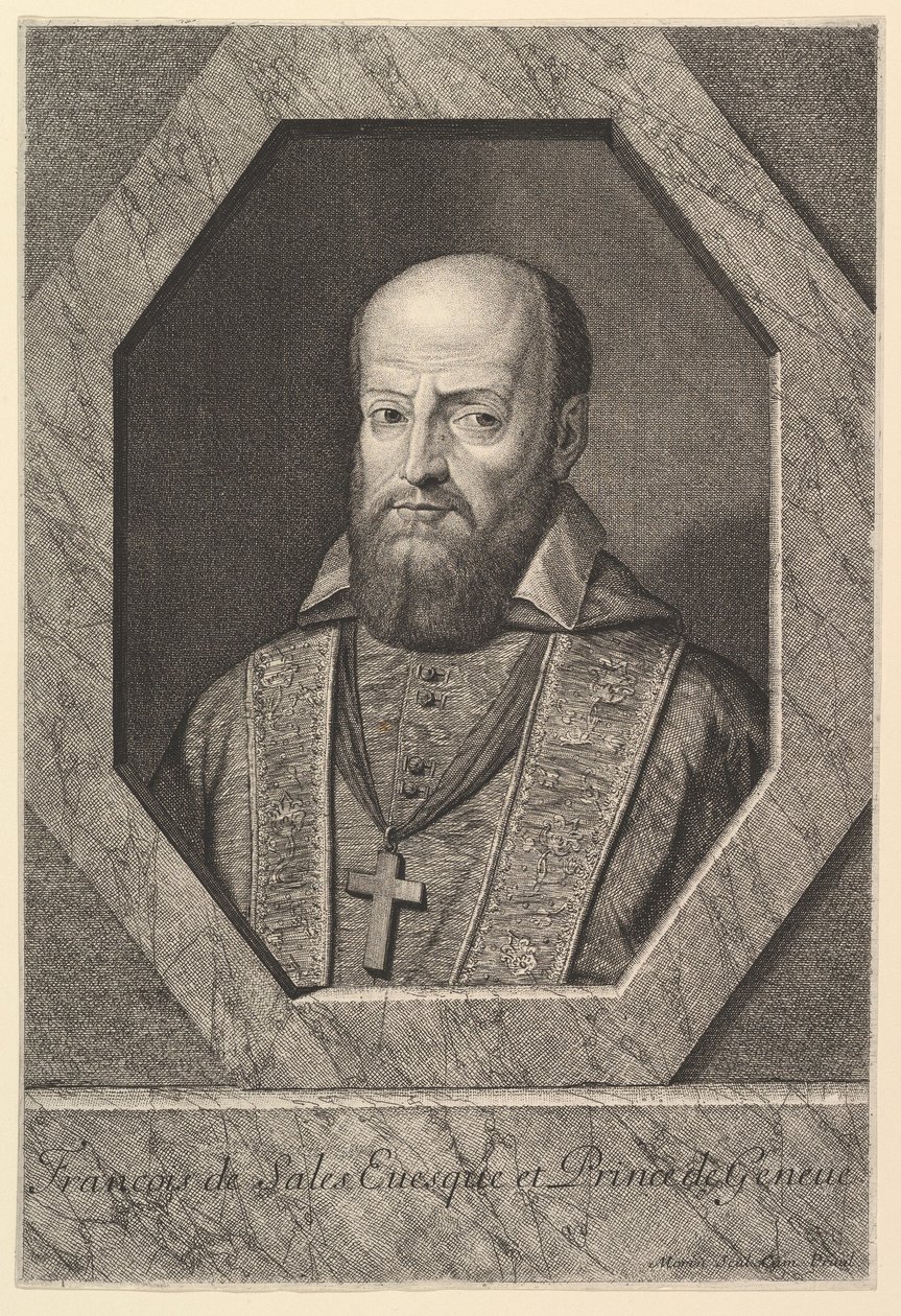 Saint Francois de Sales, biskop af Genève. af Jean Morin