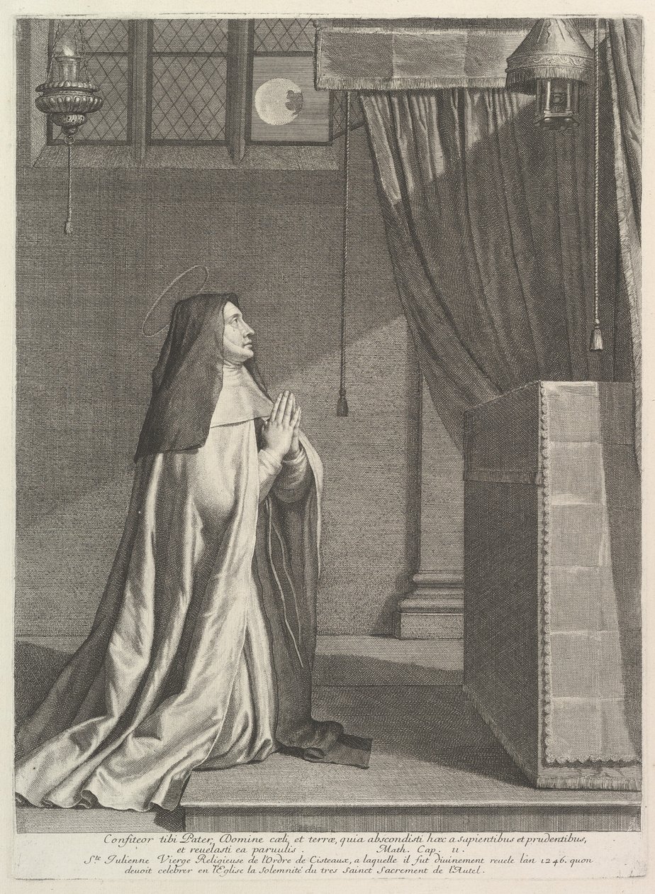Saint Julienne af Mont-Cornillon. af Jean Morin