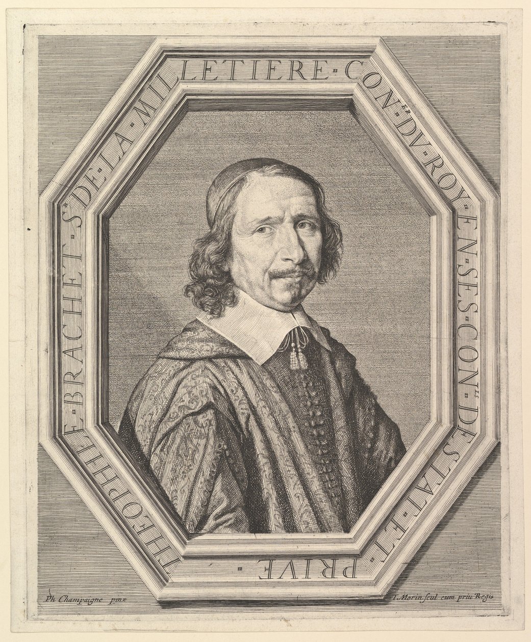 Theophile Brachet de la Milletiere, rådgiver for kongen. af Jean Morin