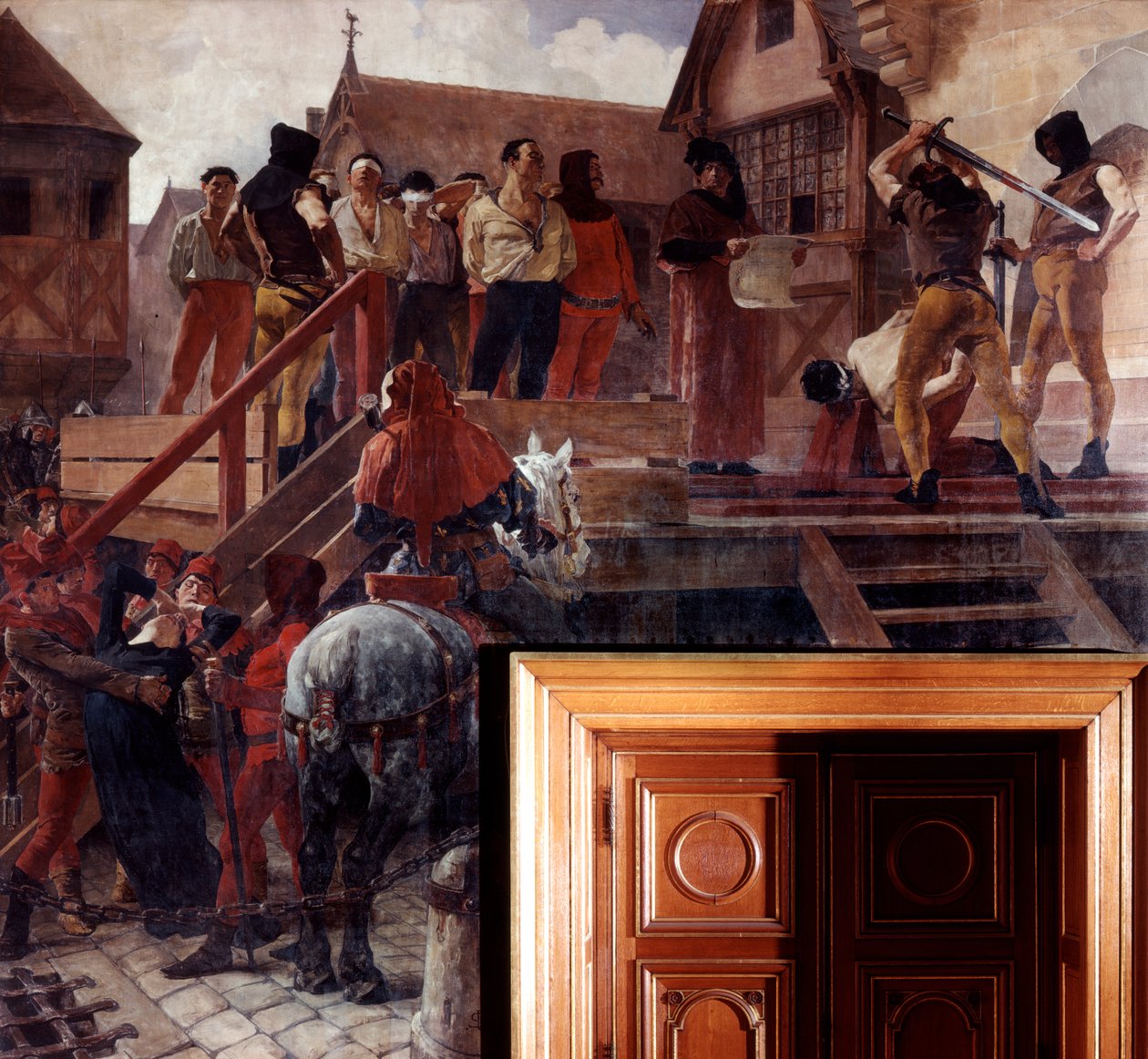 Henrettelse af Jean Desmartes, 1383 19det tidlige 20. århundrede af Jean Paul Laurens