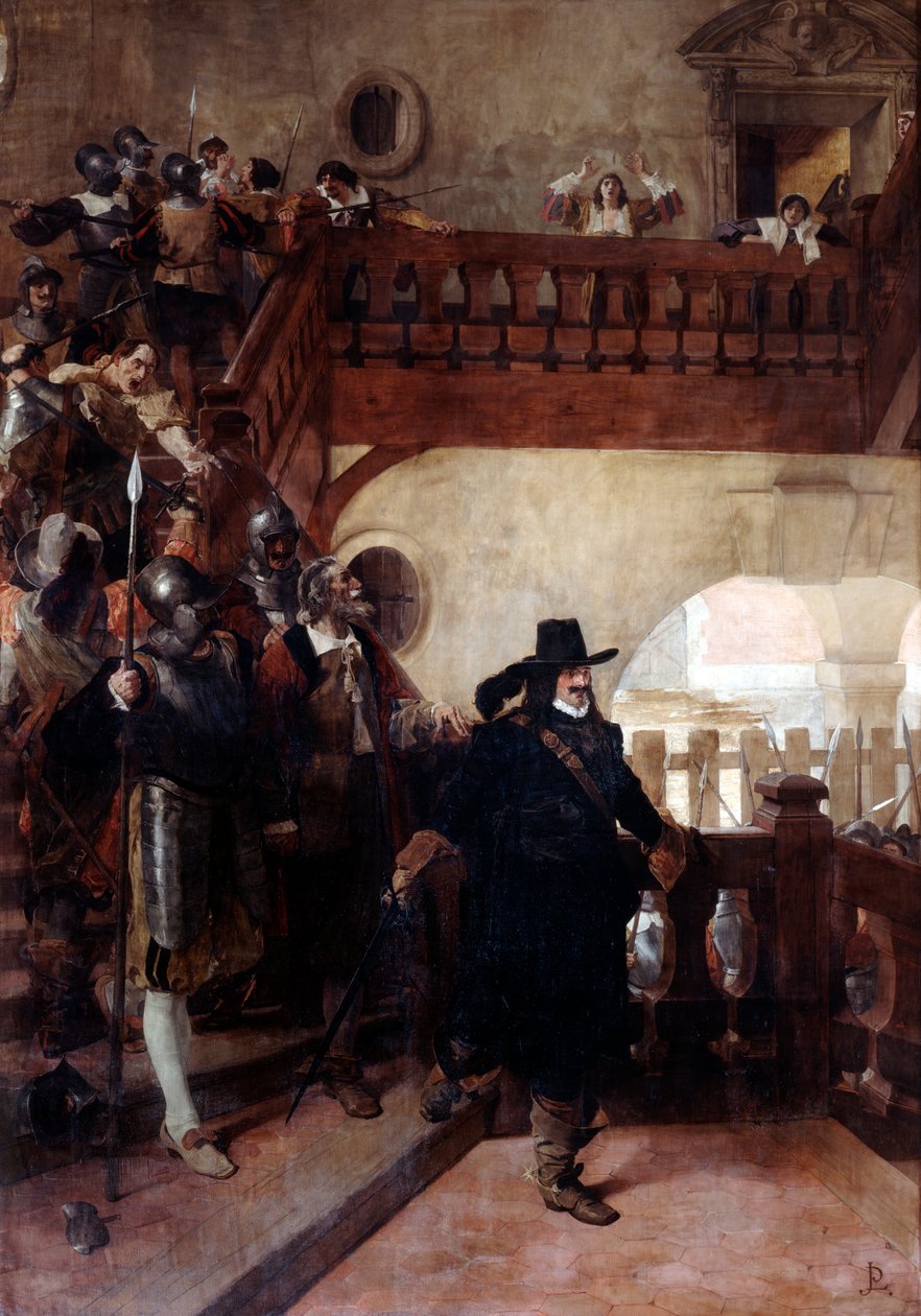 Arresten af rådmand Broussel, 26. august, 1648 19. tidlige 20. århundrede af Jean Paul Laurens