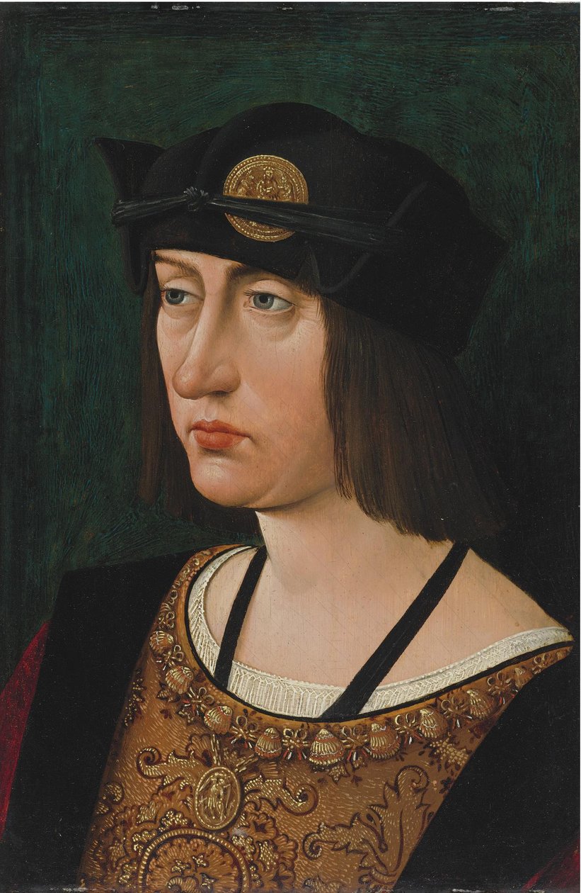Portræt af Ludvig XII, konge af Frankrig 1498-1515 af Jean Perreal
