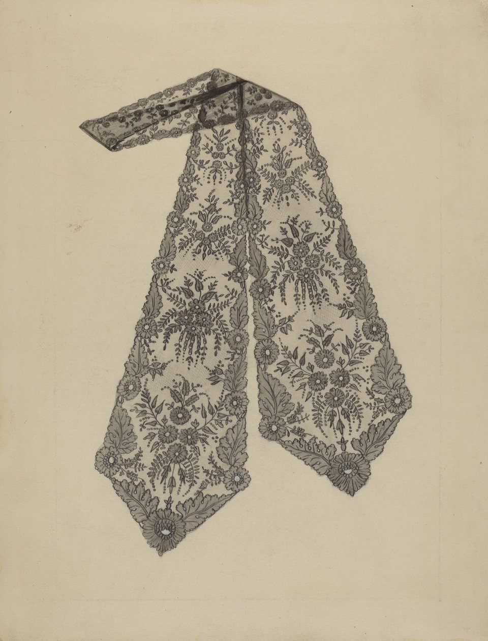Lace Cravat af Jean Peszel