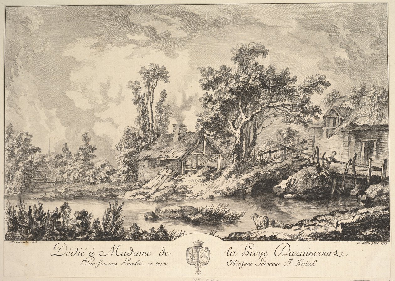 Landskab, 1759. af Jean Pierre Houel
