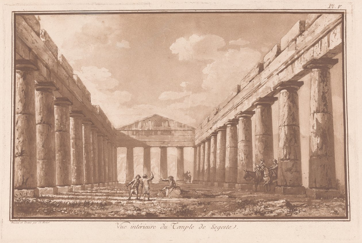 Malerisk rejse af øerne Sicilien, Malta og Lipari (bd. 1) af Jean Pierre Louis Laurent Houël