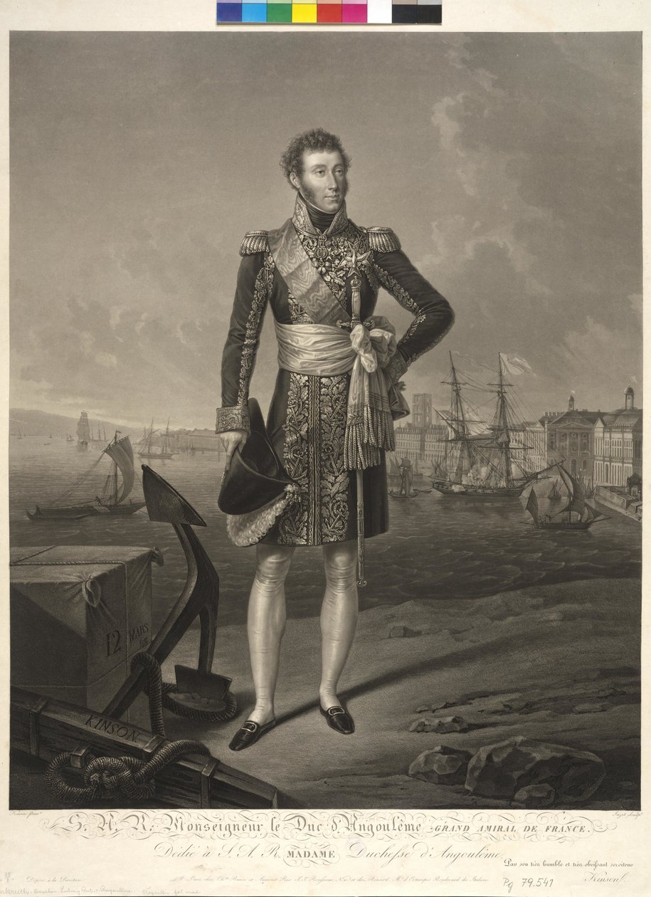 Dauphin af Frankrig Louis Anton af Jean Pierre Marie Jazet